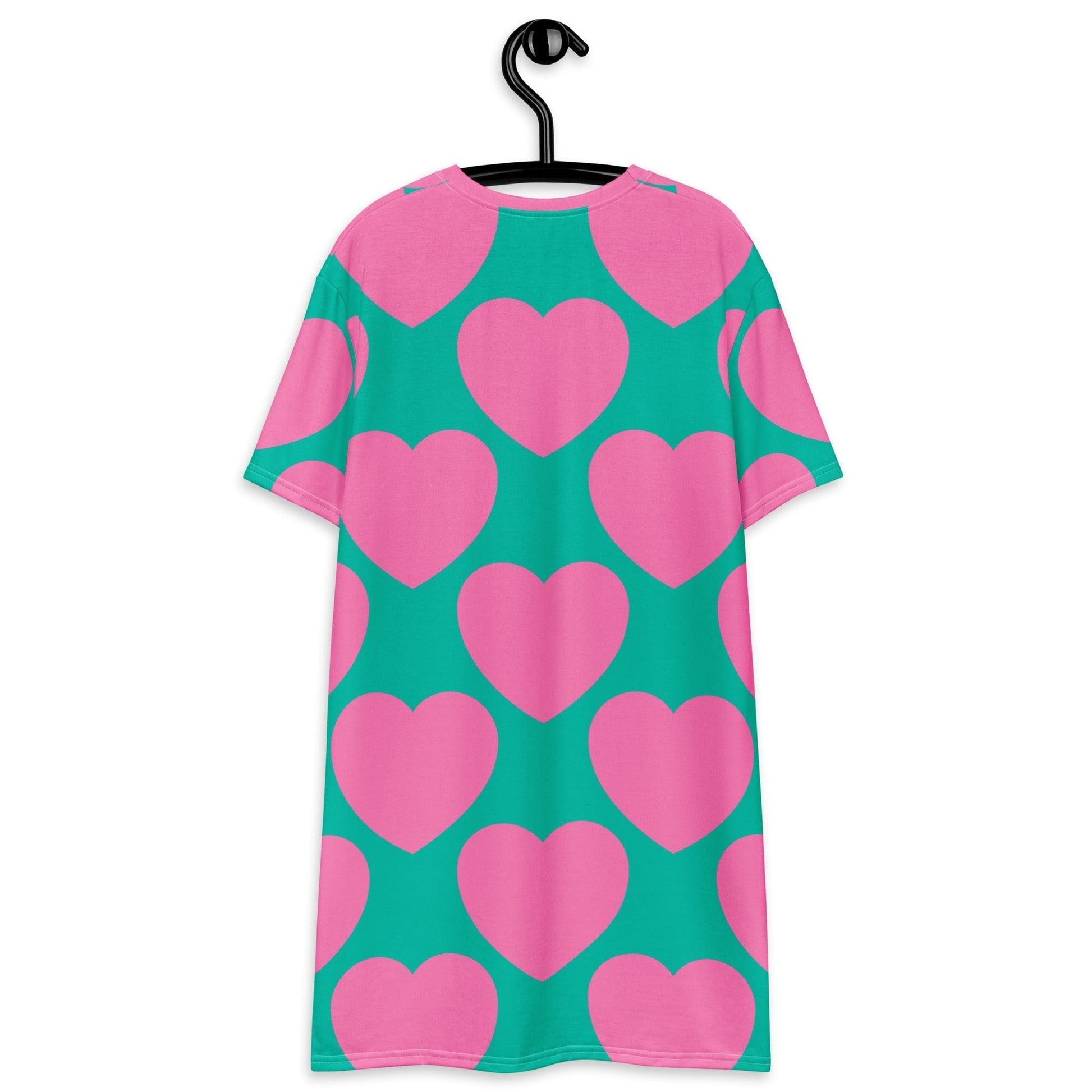 ELLIE LOVE pink mint - T-Shirt Dress | SHALMIAK