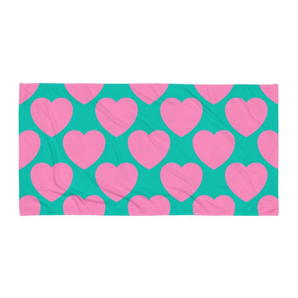 ELLIE LOVE pink mint - Towel | SHALMIAK