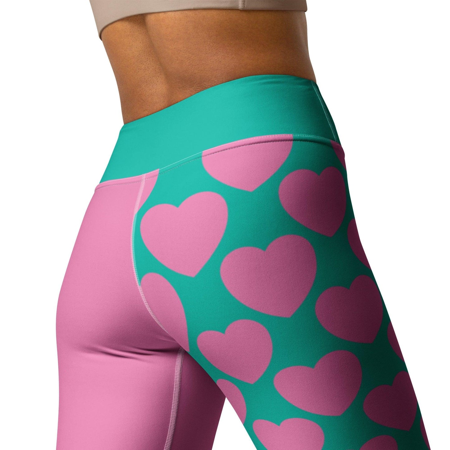 ELLIE LOVE pink mint - Yoga Leggings | SHALMIAK