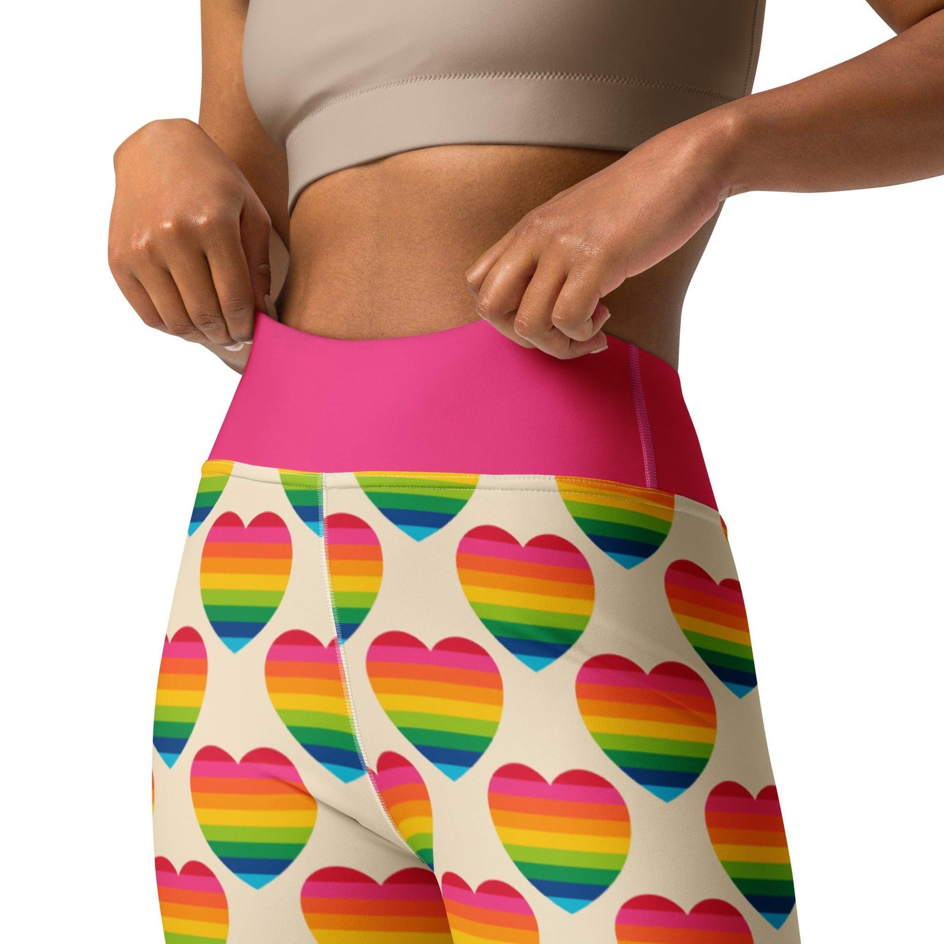 ELLIE LOVE rainbow -2- Yoga Leggings | SHALMIAK