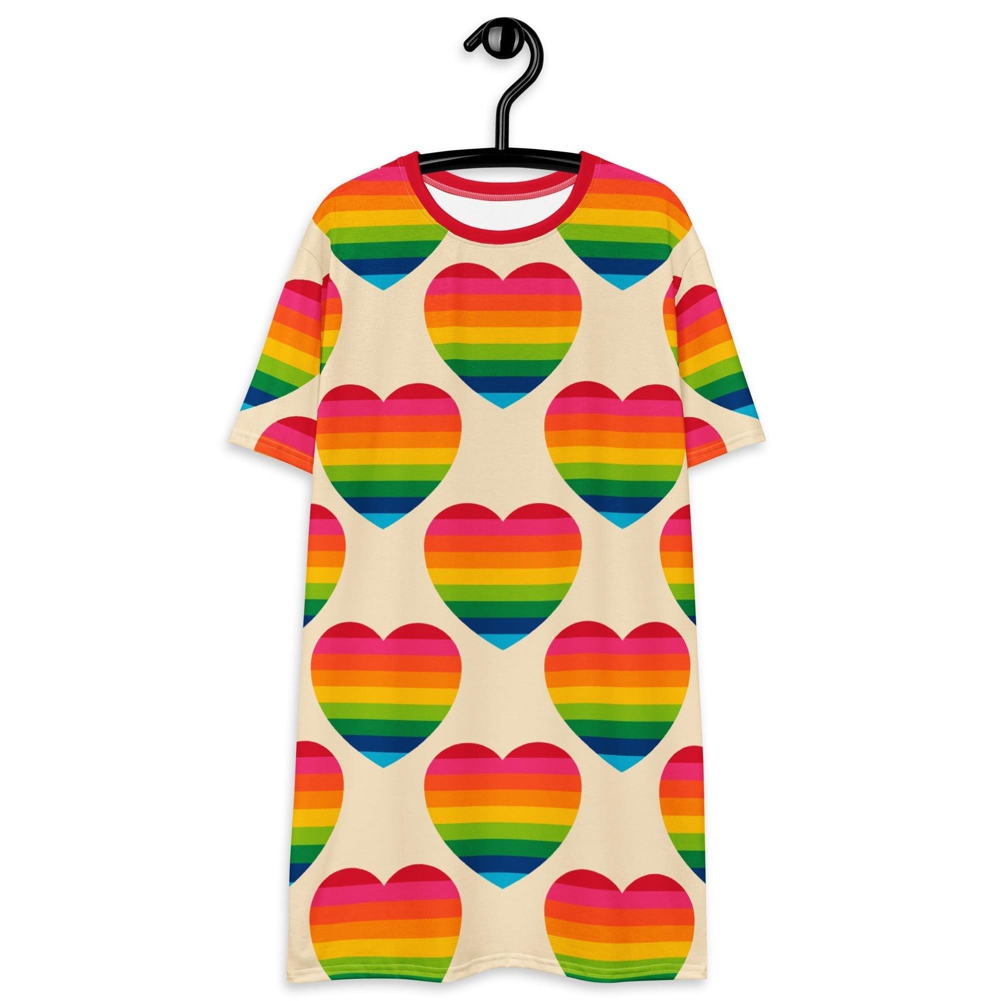 ELLIE LOVE rainbow - T-Shirt Dress | SHALMIAK
