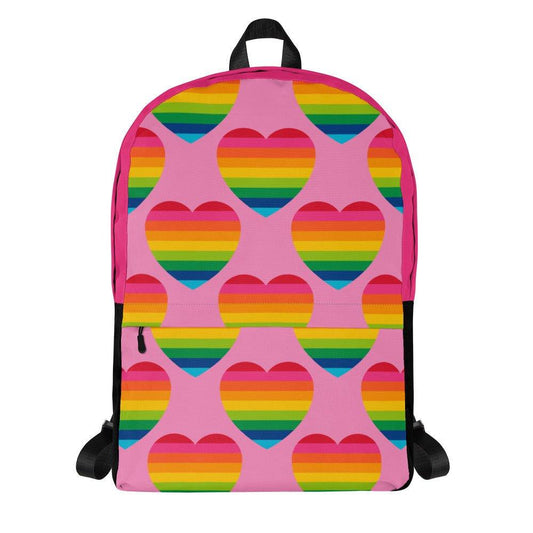 ELLIE LOVE rainbow pink - Backpack | SHALMIAK