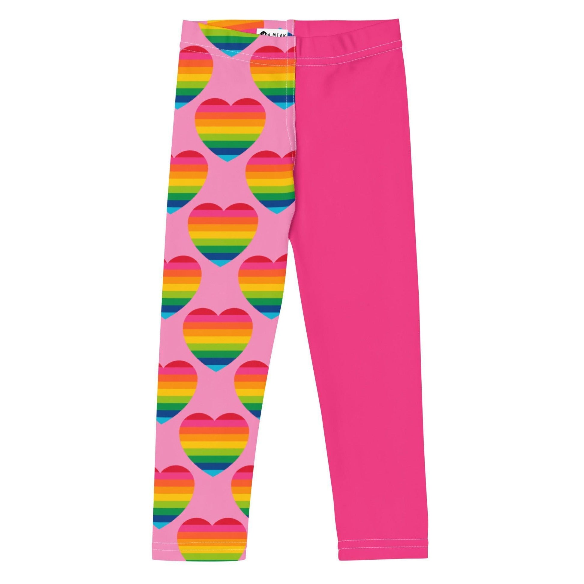 ELLIE LOVE rainbow pink - Kids' Leggings