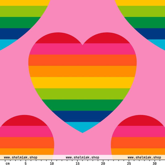 ELLIE LOVE rainbow pink XL | SHALMIAK