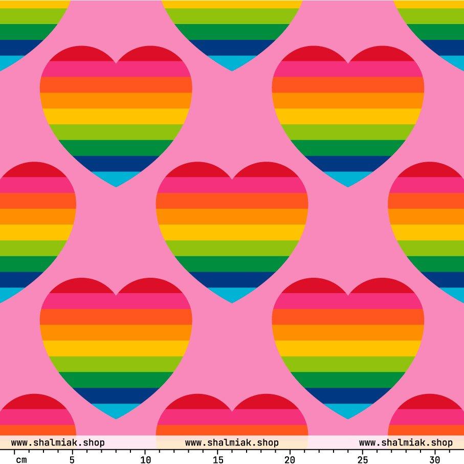 ELLIE LOVE rainbow pink | SHALMIAK
