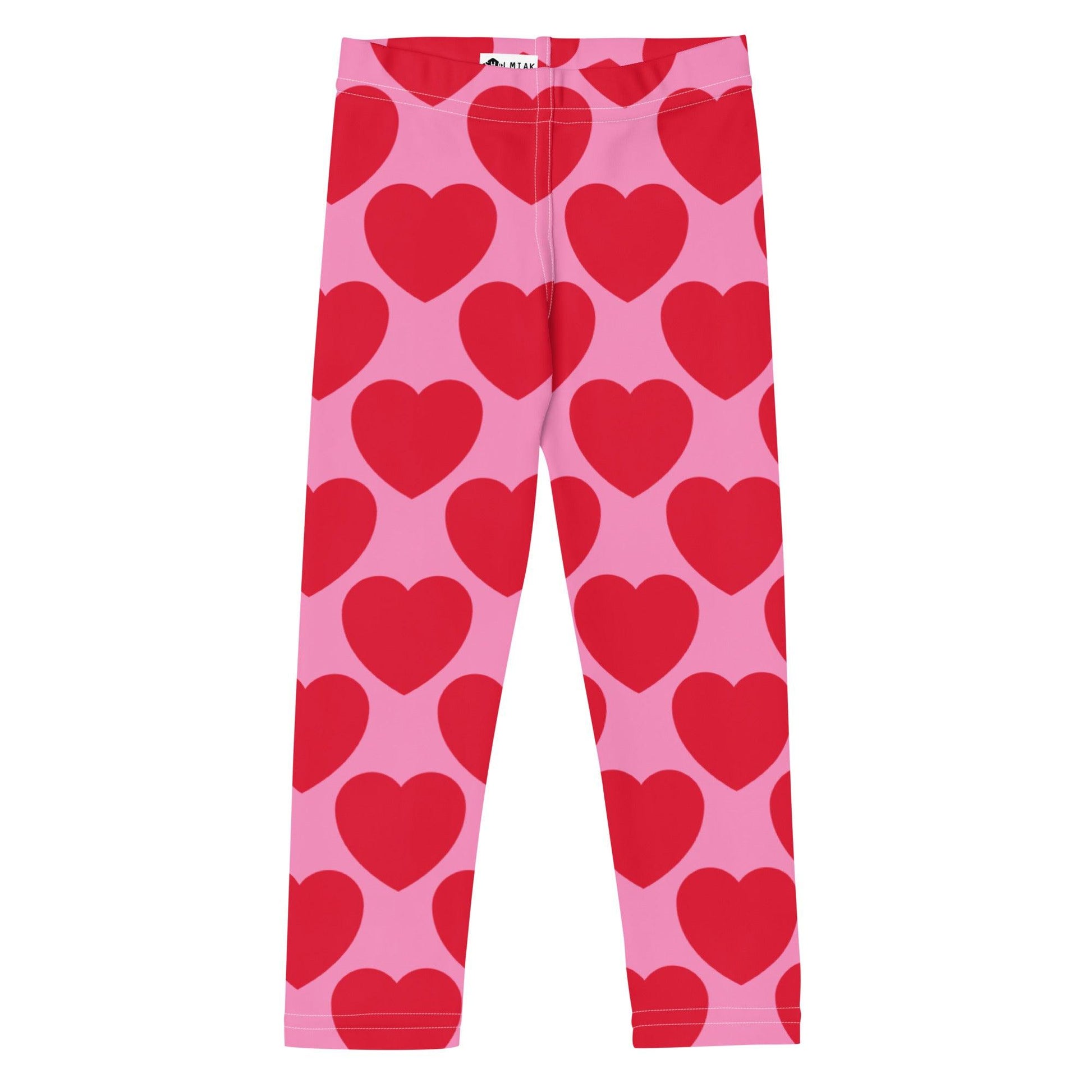 ELLIE LOVE red -2- Kids' Leggings | SHALMIAK