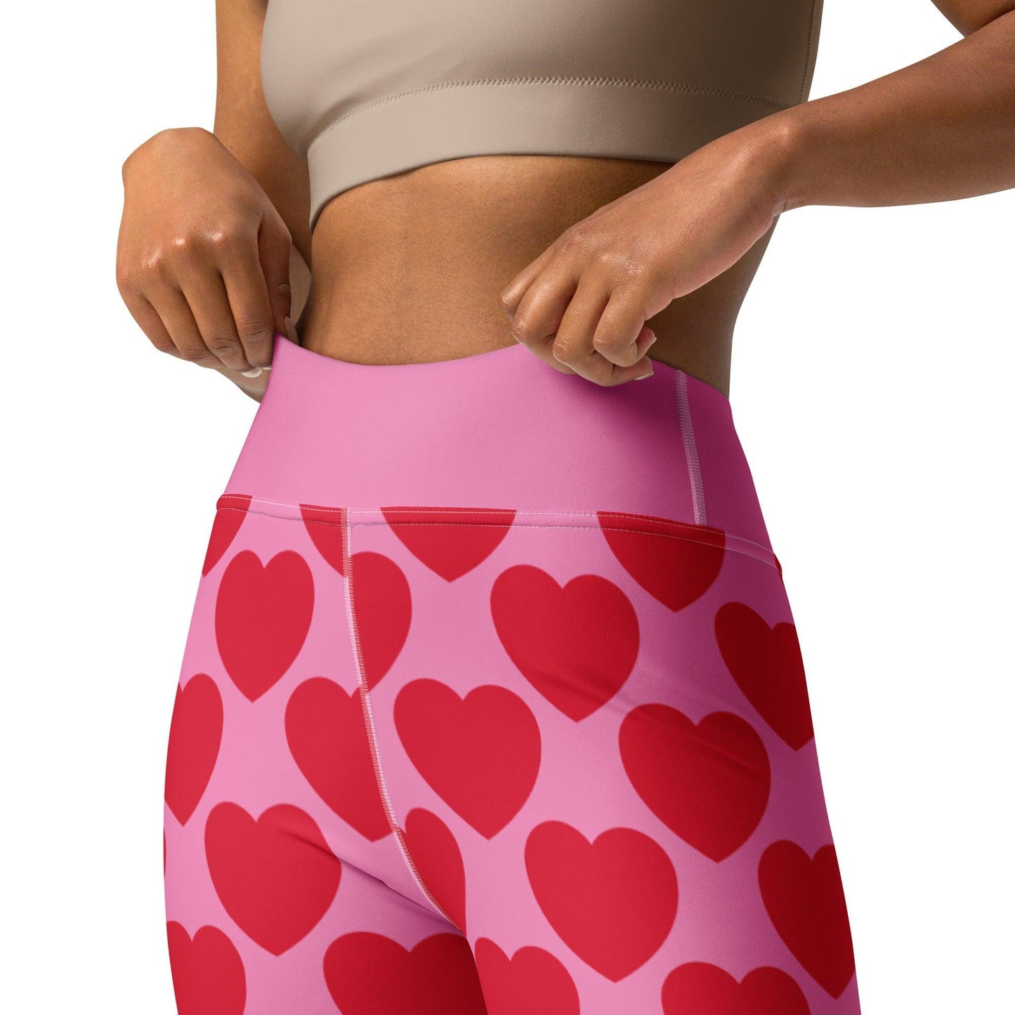ELLIE LOVE red -2- Yoga Leggings | SHALMIAK