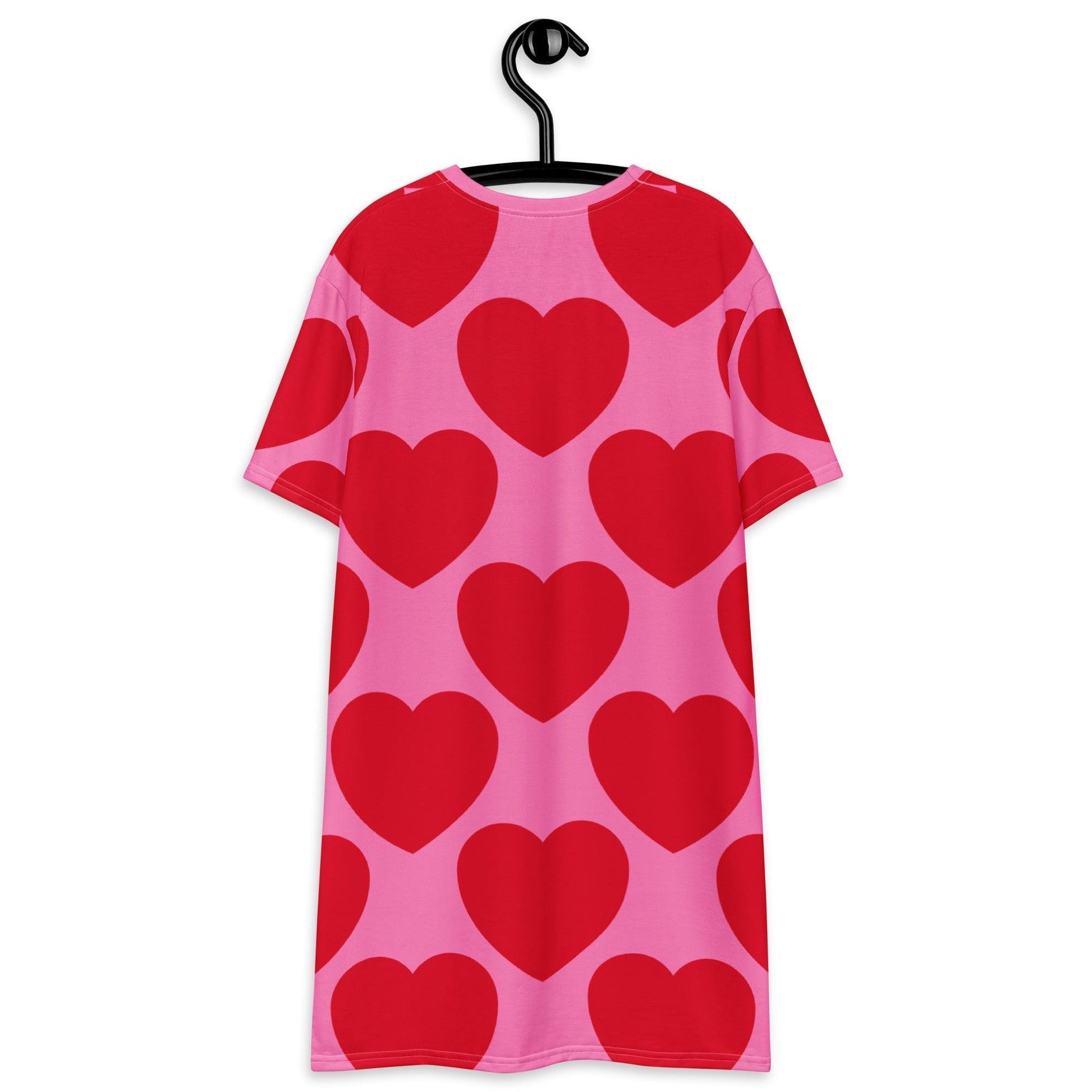 ELLIE LOVE red - T-Shirt Dress | SHALMIAK