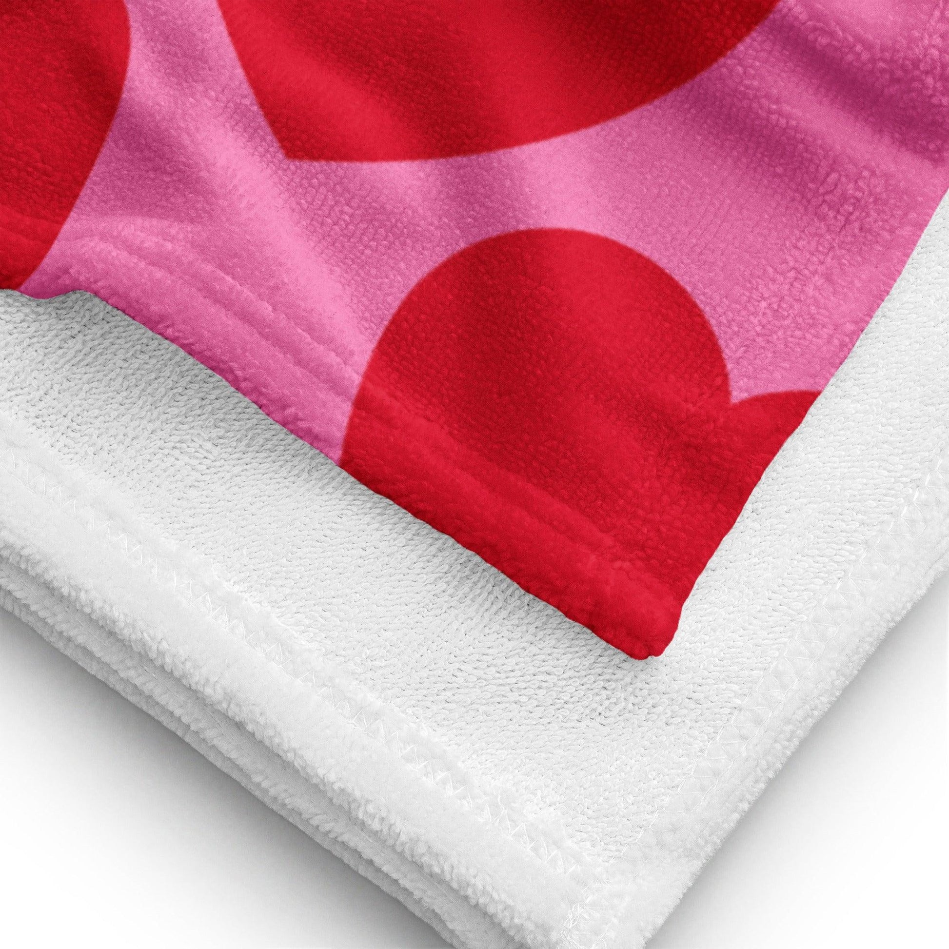 ELLIE LOVE red - Towel | SHALMIAK