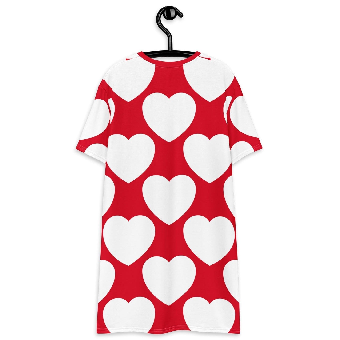 ELLIE LOVE red white - T-Shirt Dress | SHALMIAK