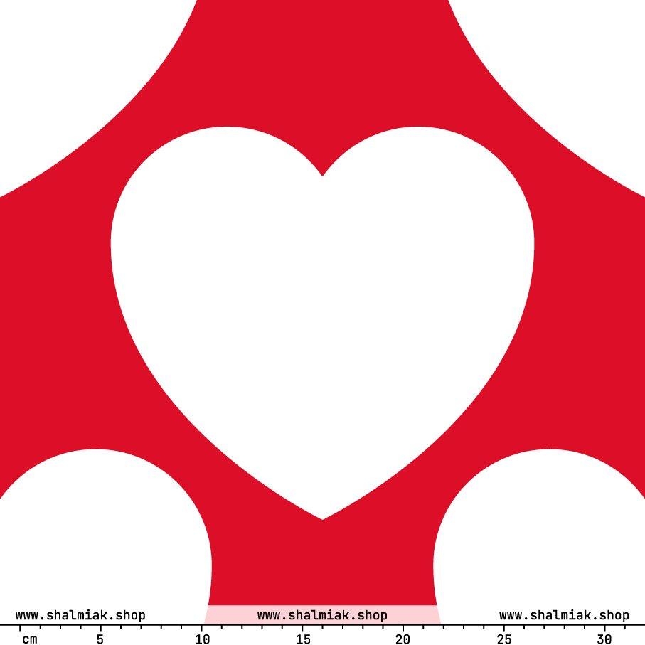 ELLIE LOVE red white XL | SHALMIAK