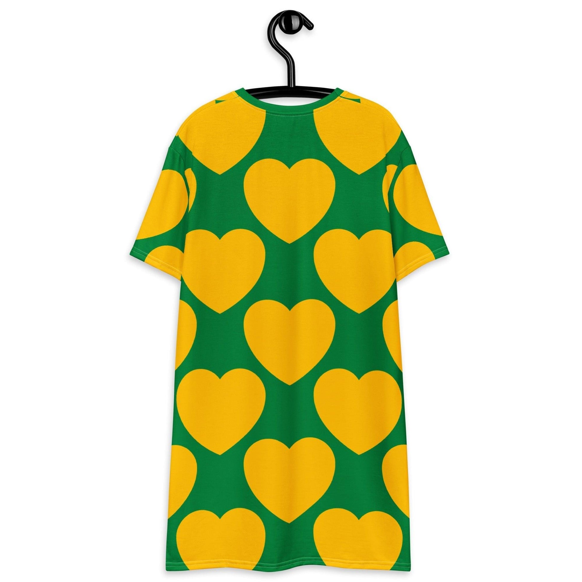 ELLIE LOVE yellow green - T-Shirt Dress | SHALMIAK