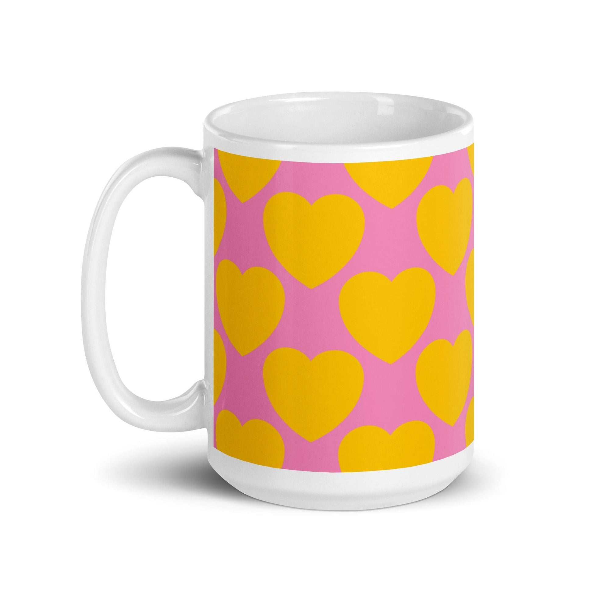 ELLIE LOVE yellow pink - Mug | SHALMIAK