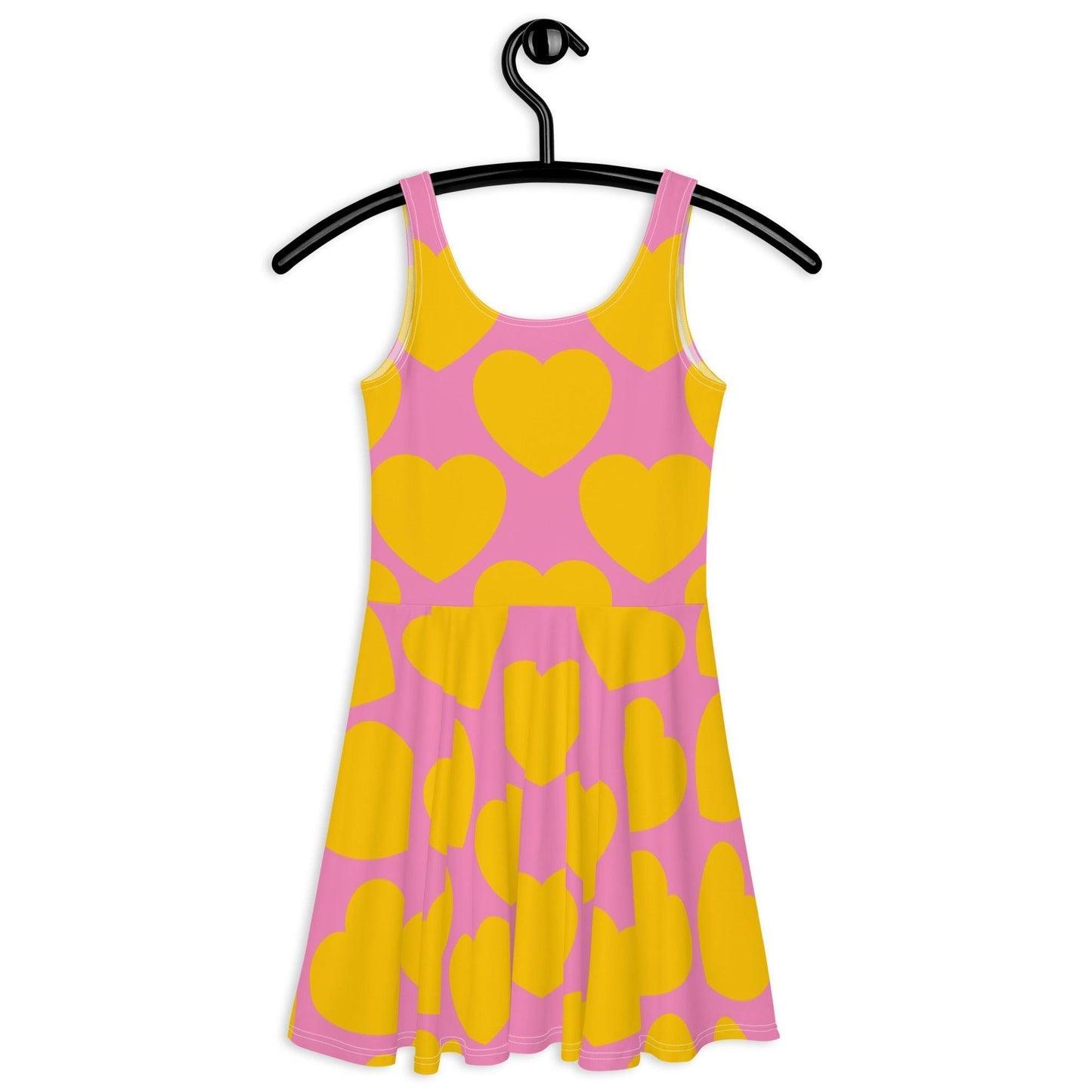 ELLIE LOVE yellow pink - Skater Dress | SHALMIAK