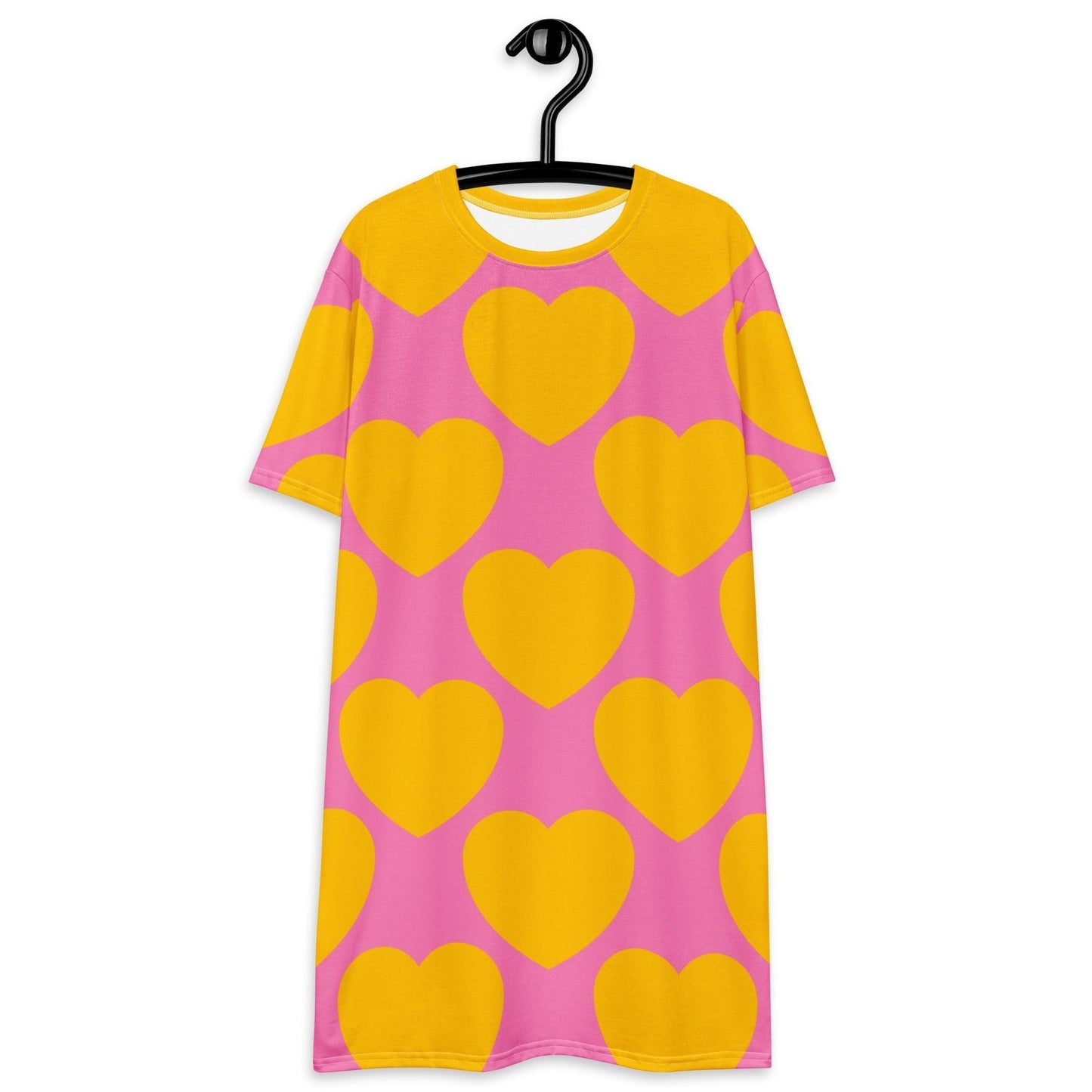 ELLIE LOVE yellow pink - T-Shirt Dress | SHALMIAK