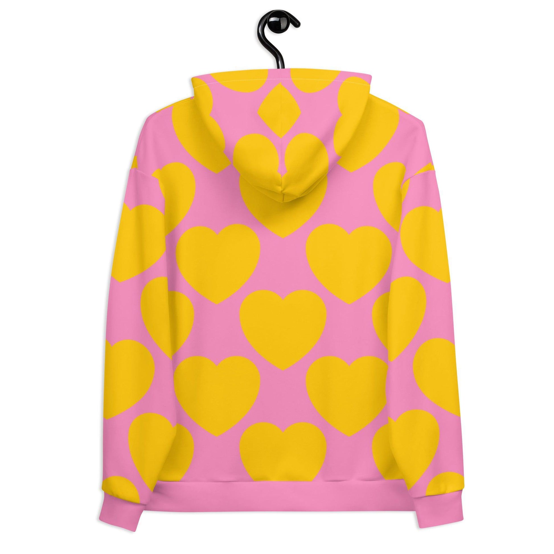 ELLIE LOVE yellow pink - Hoodie | SHALMIAK