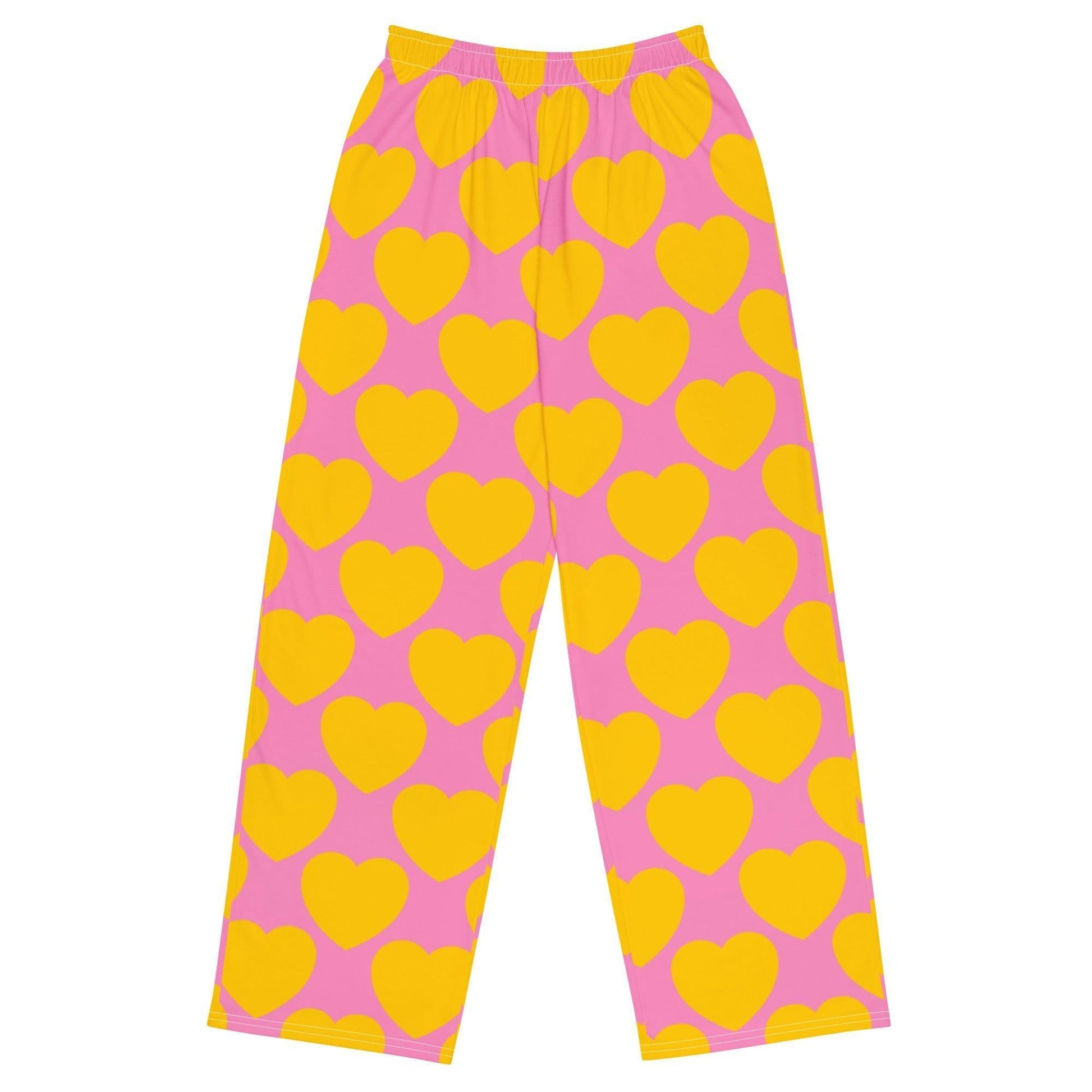 ELLIE LOVE yellow pink - Pants | SHALMIAK