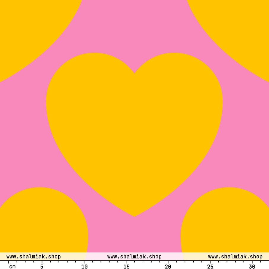 ELLIE LOVE yellow pink XL | SHALMIAK