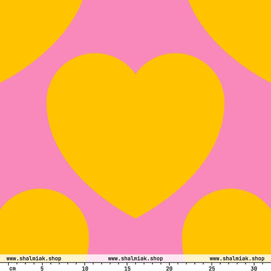 ELLIE LOVE yellow pink XL | SHALMIAK