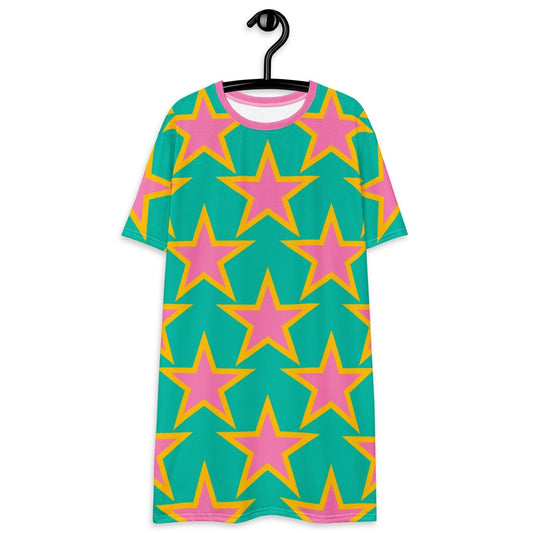 ELLIE STAR mint - T-Shirt Dress | SHALMIAK