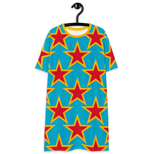 ELLIE STAR turquoise - T-Shirt Dress | SHALMIAK