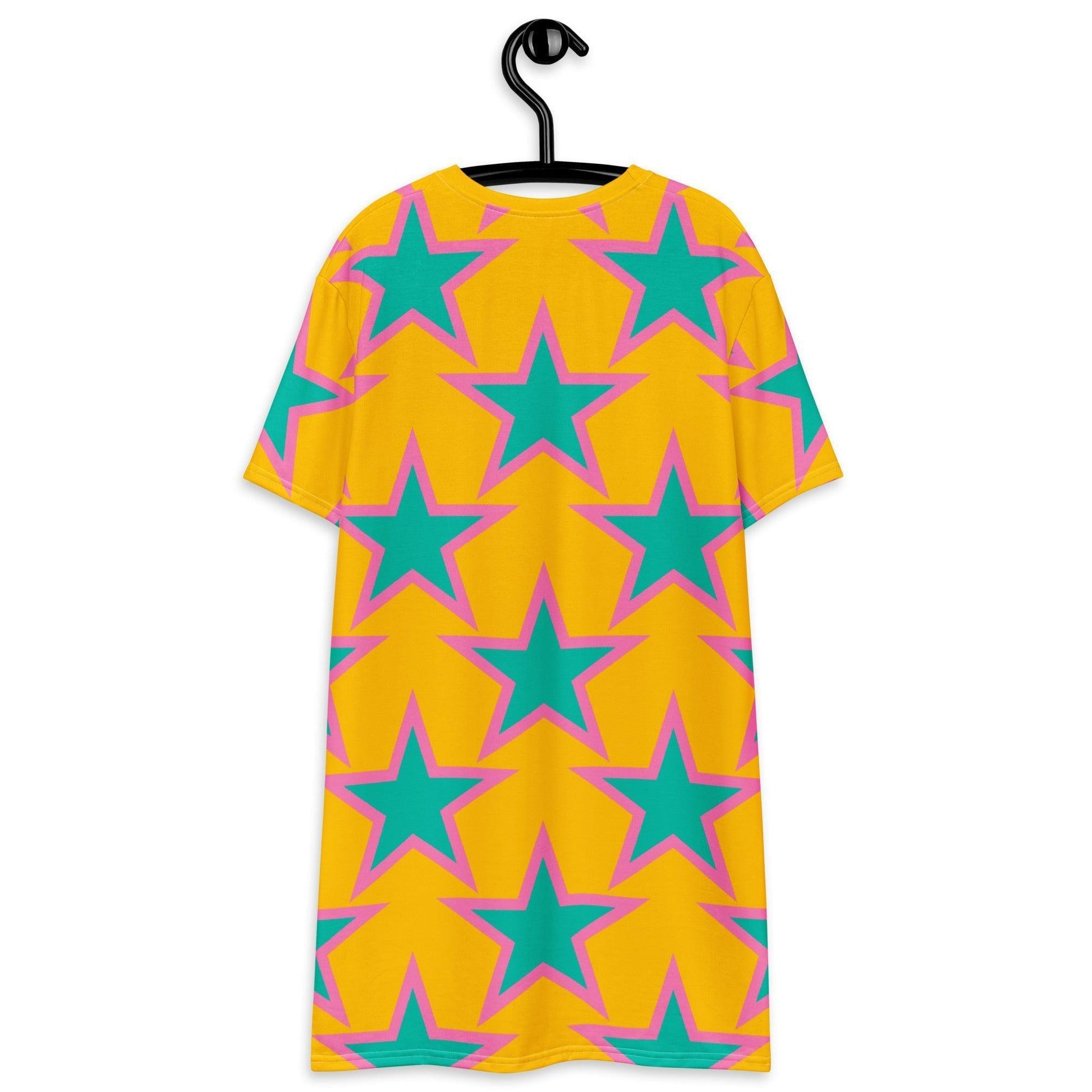 ELLIE STAR yellow - T-Shirt Dress | SHALMIAK