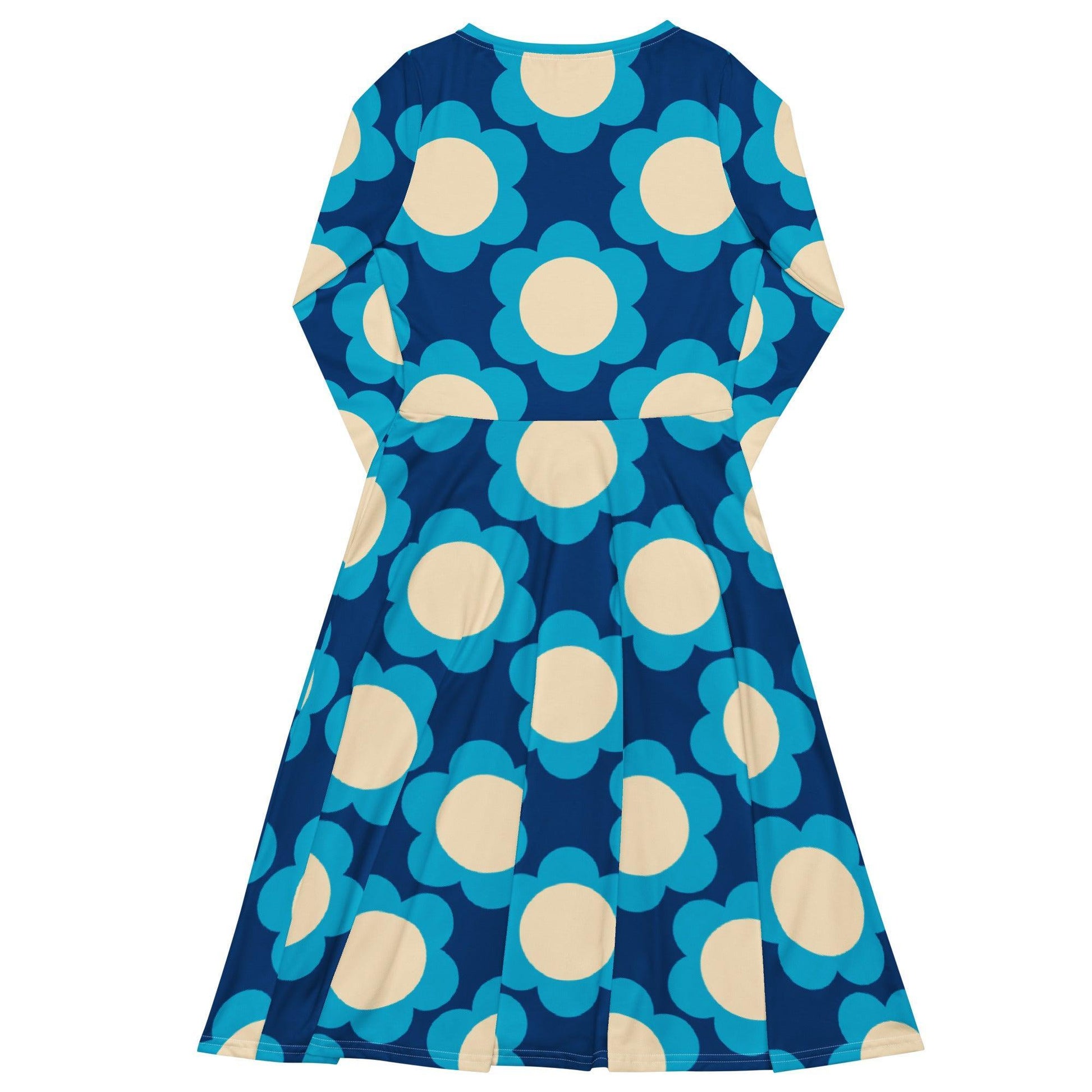 ELLIE blue - Midi Dress With Pockets | SHALMIAK