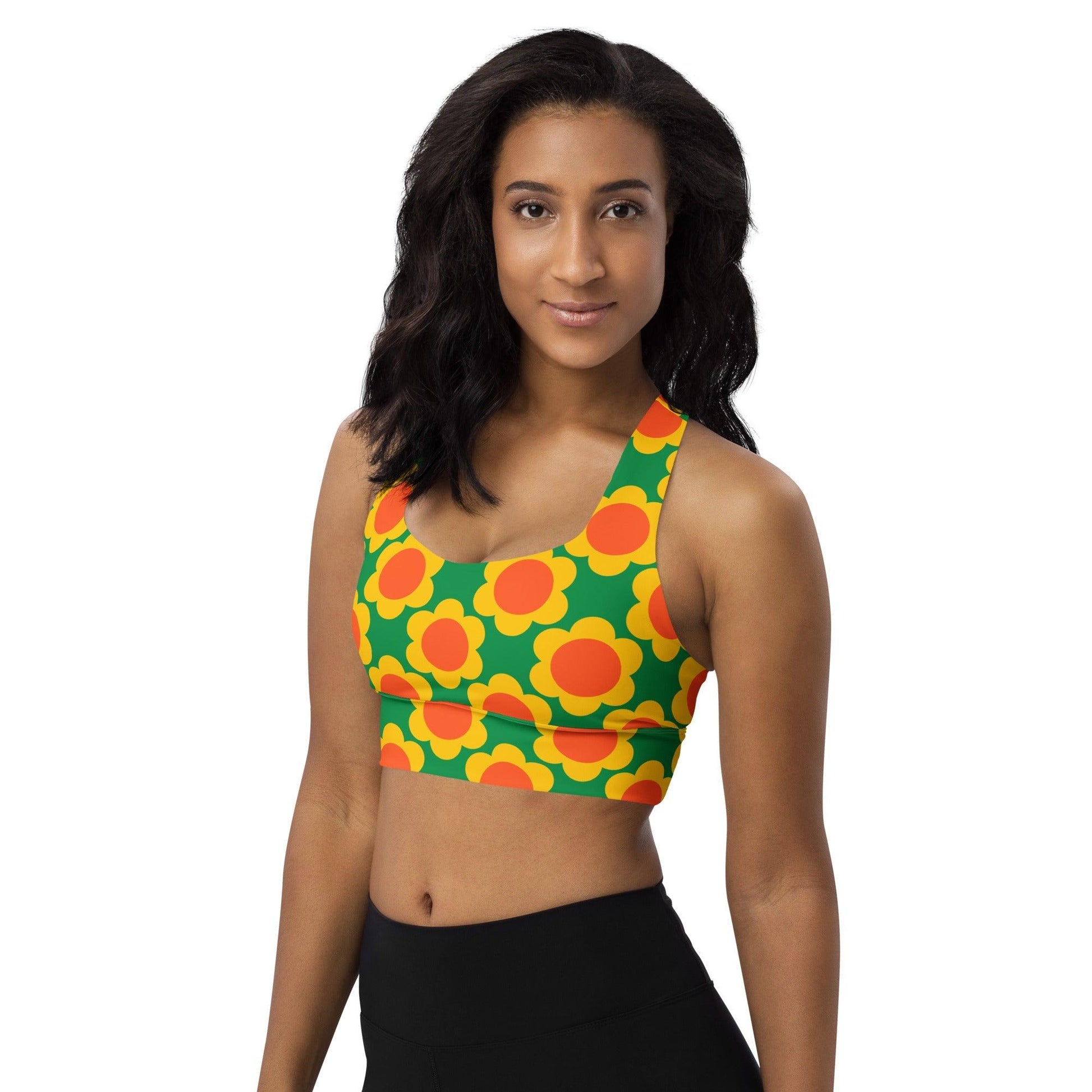 Sports Bra - ELLIE green | SHALMIAK