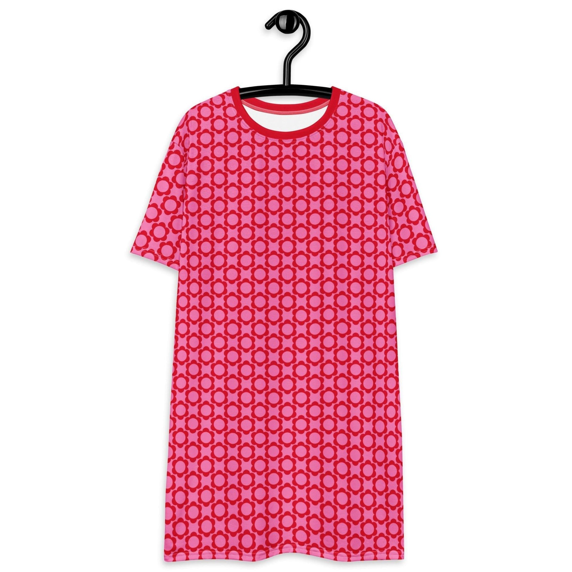 ELLIE mini red - T-Shirt Dress | SHALMIAK