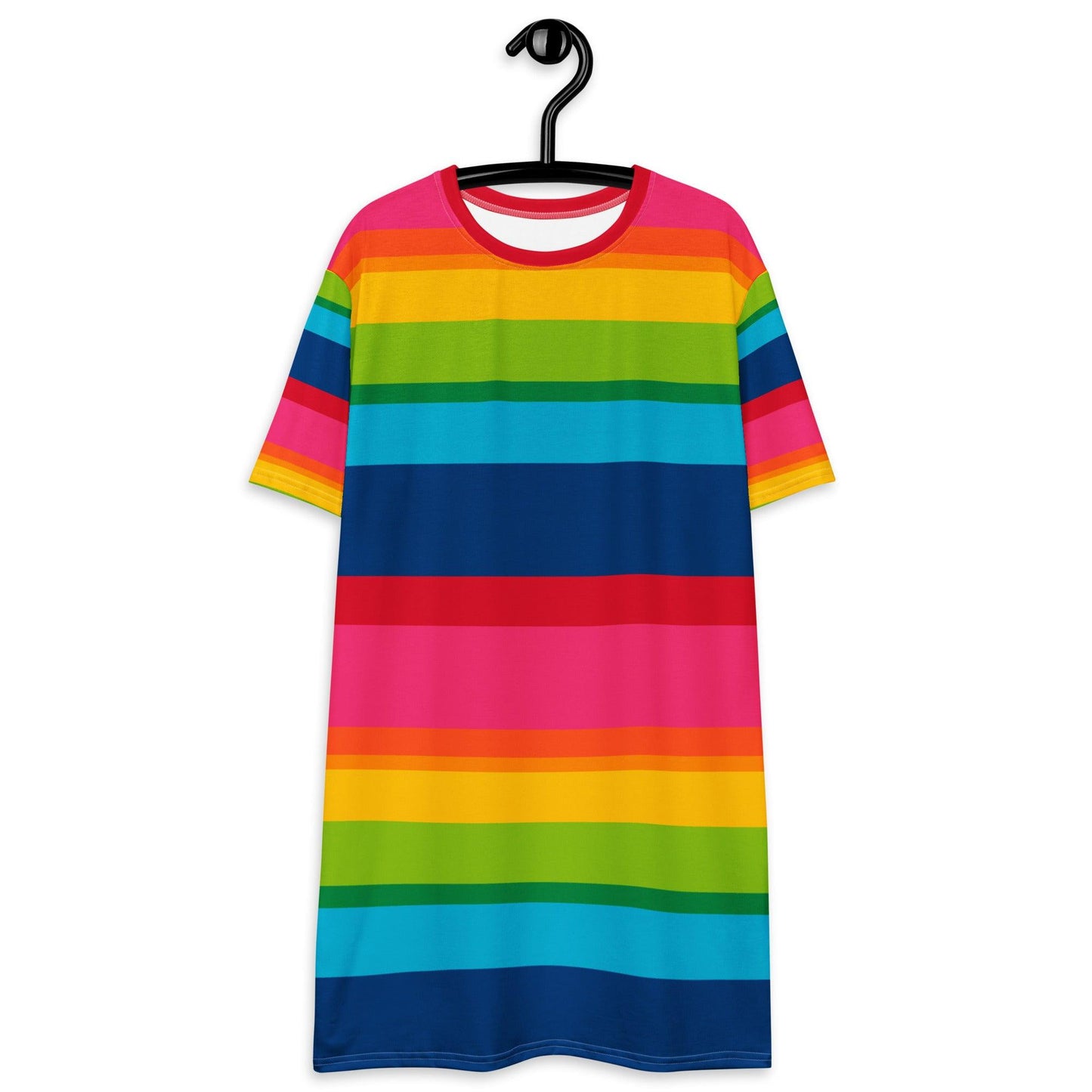 ELLIE rainbow stripe - T-Shirt Dress | SHALMIAK