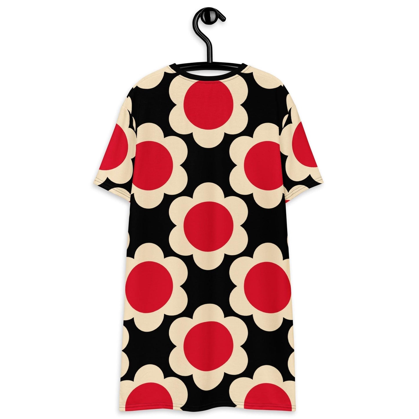 ELLIE red black - T-Shirt Dress | SHALMIAK