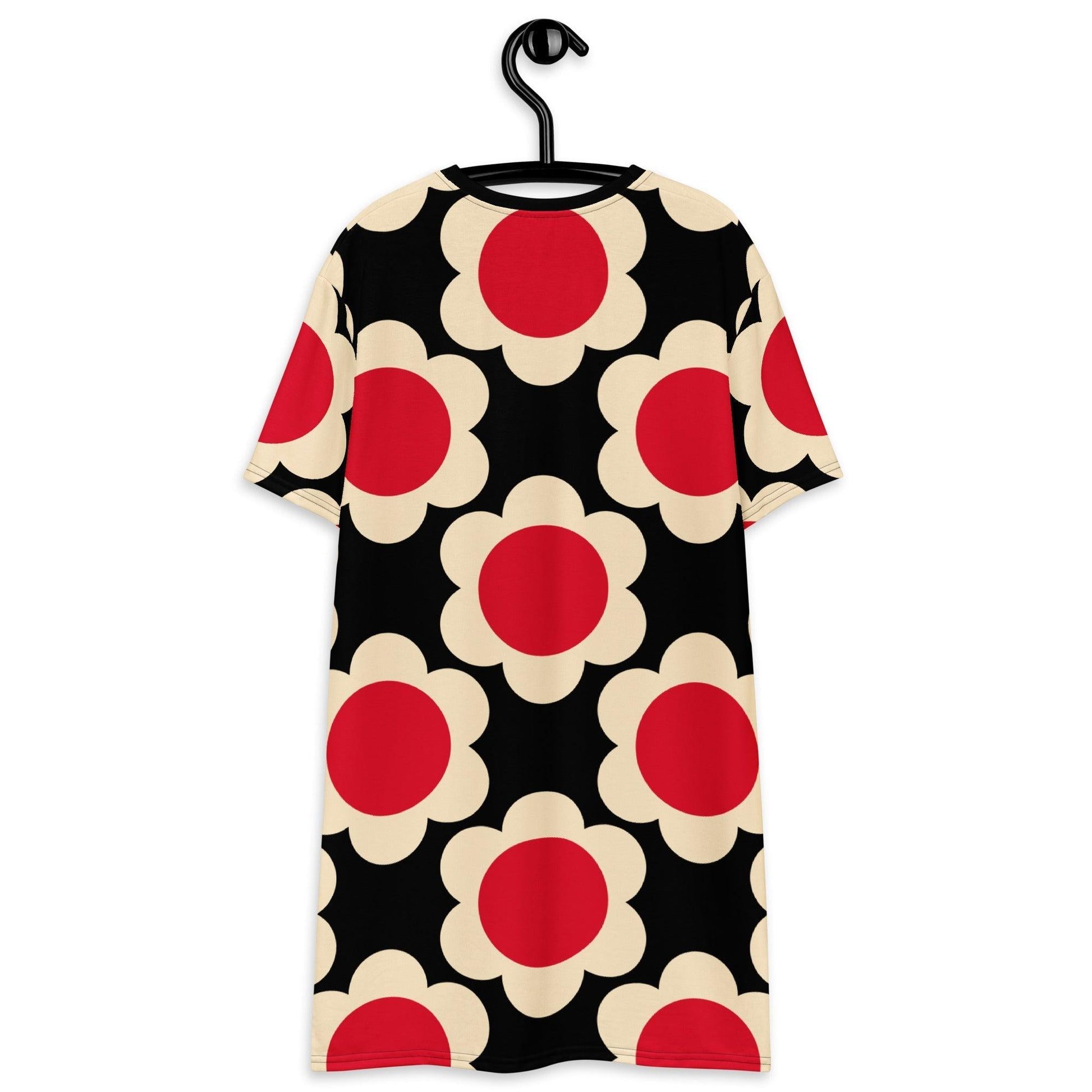 ELLIE red black - T-Shirt Dress | SHALMIAK