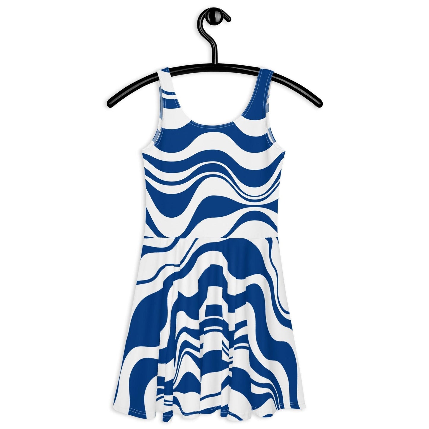 ENERGY WAVES blue - Skater Dress