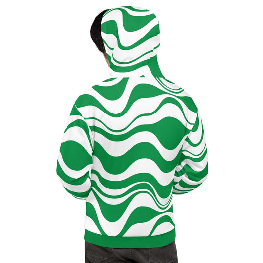 ENERGY WAVES green - Hoodie | SHALMIAK