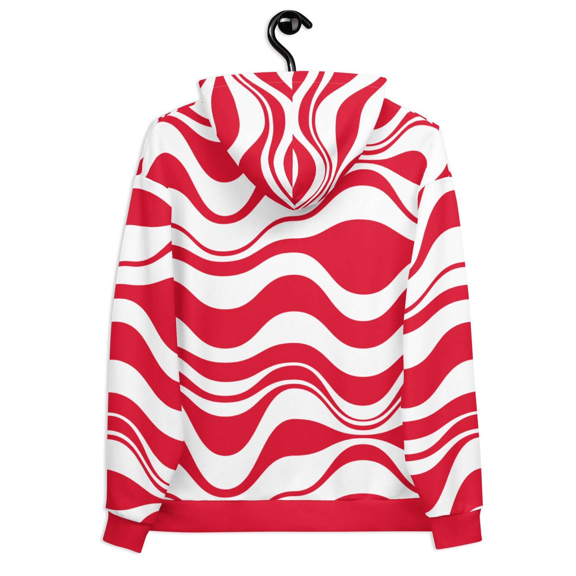 ENERGY WAVES red - Hoodie | SHALMIAK