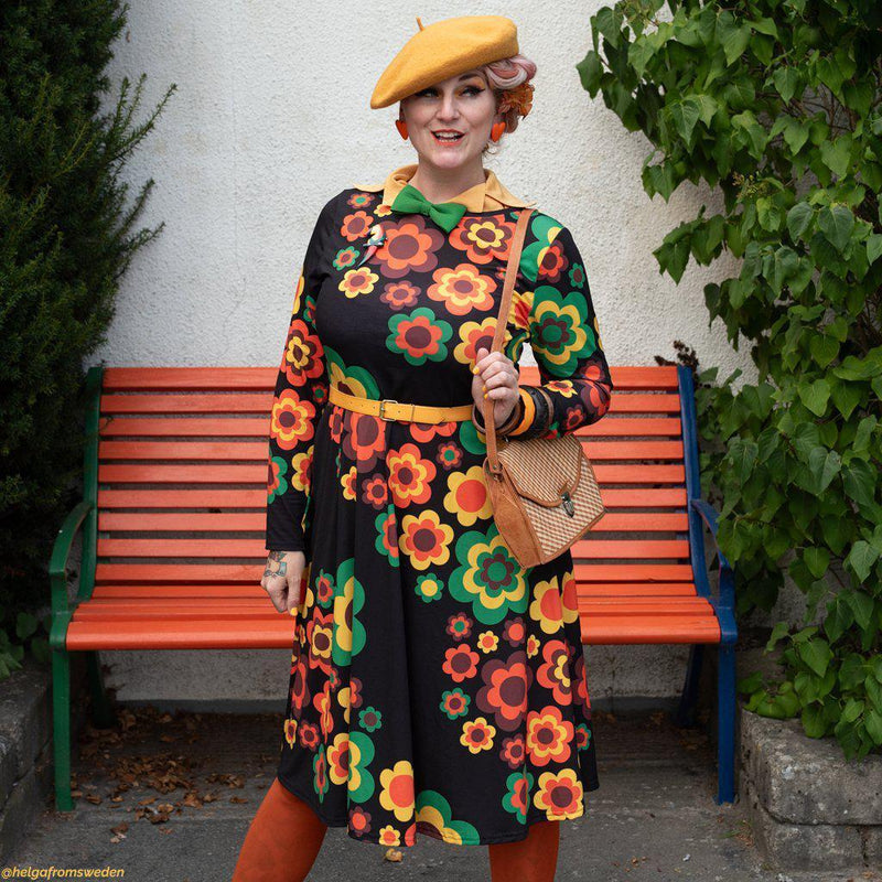 FLORA FOREVER retro - Midi Dress With Pockets
