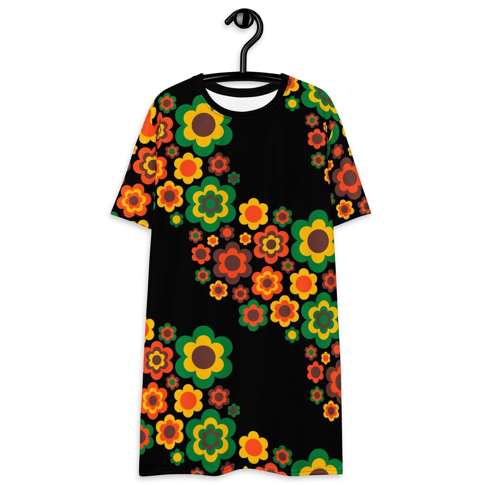 FLORA FOREVER retro - T-Shirt Dress | SHALMIAK