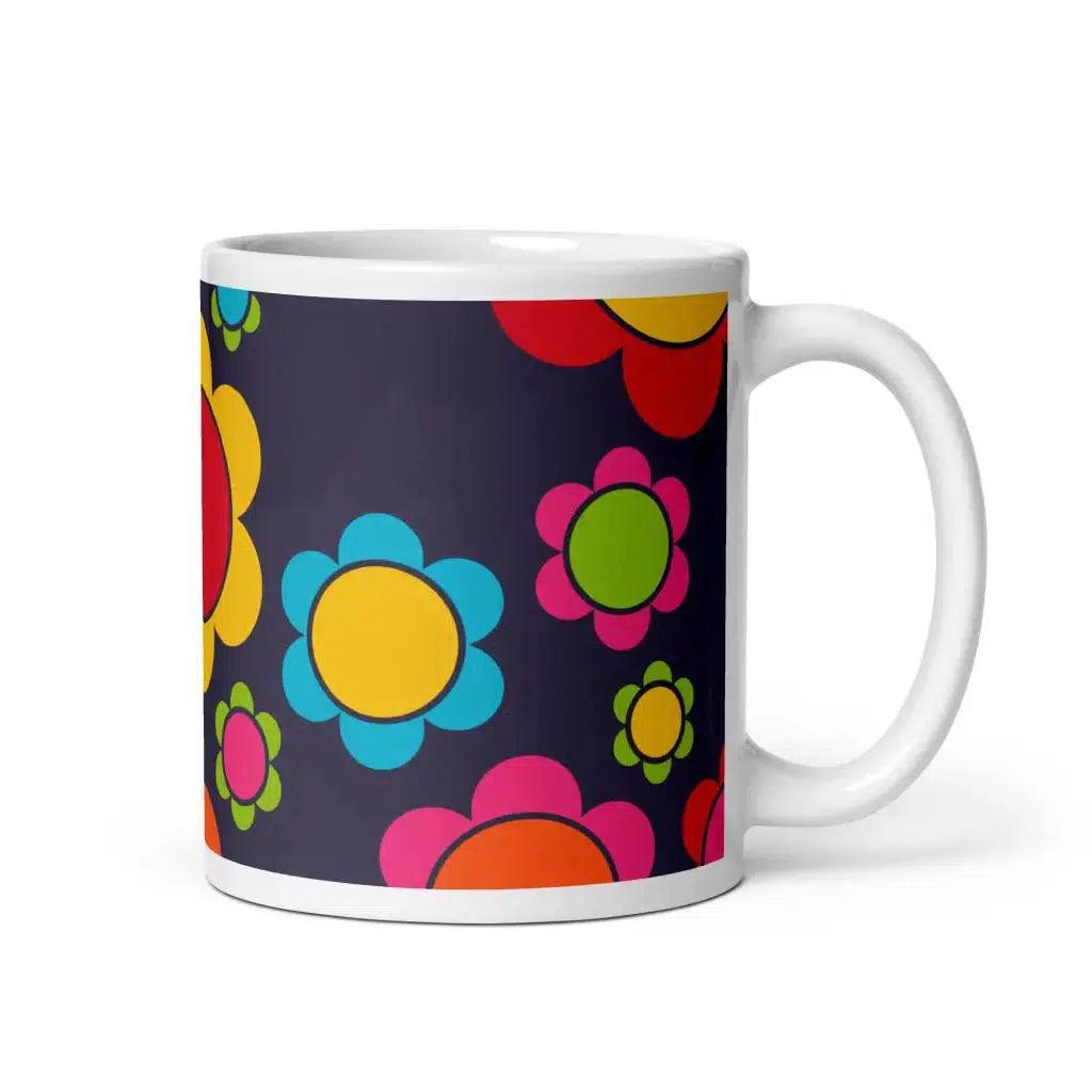 FLORA PEACE darkblue - Mug | SHALMIAK