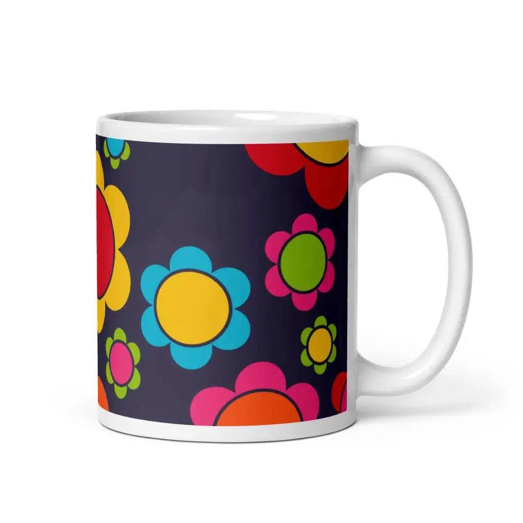 FLORA PEACE darkblue - Mug | SHALMIAK