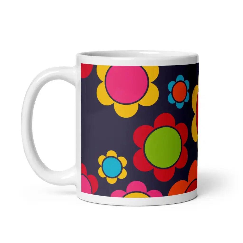 FLORA PEACE darkblue - Mug | SHALMIAK
