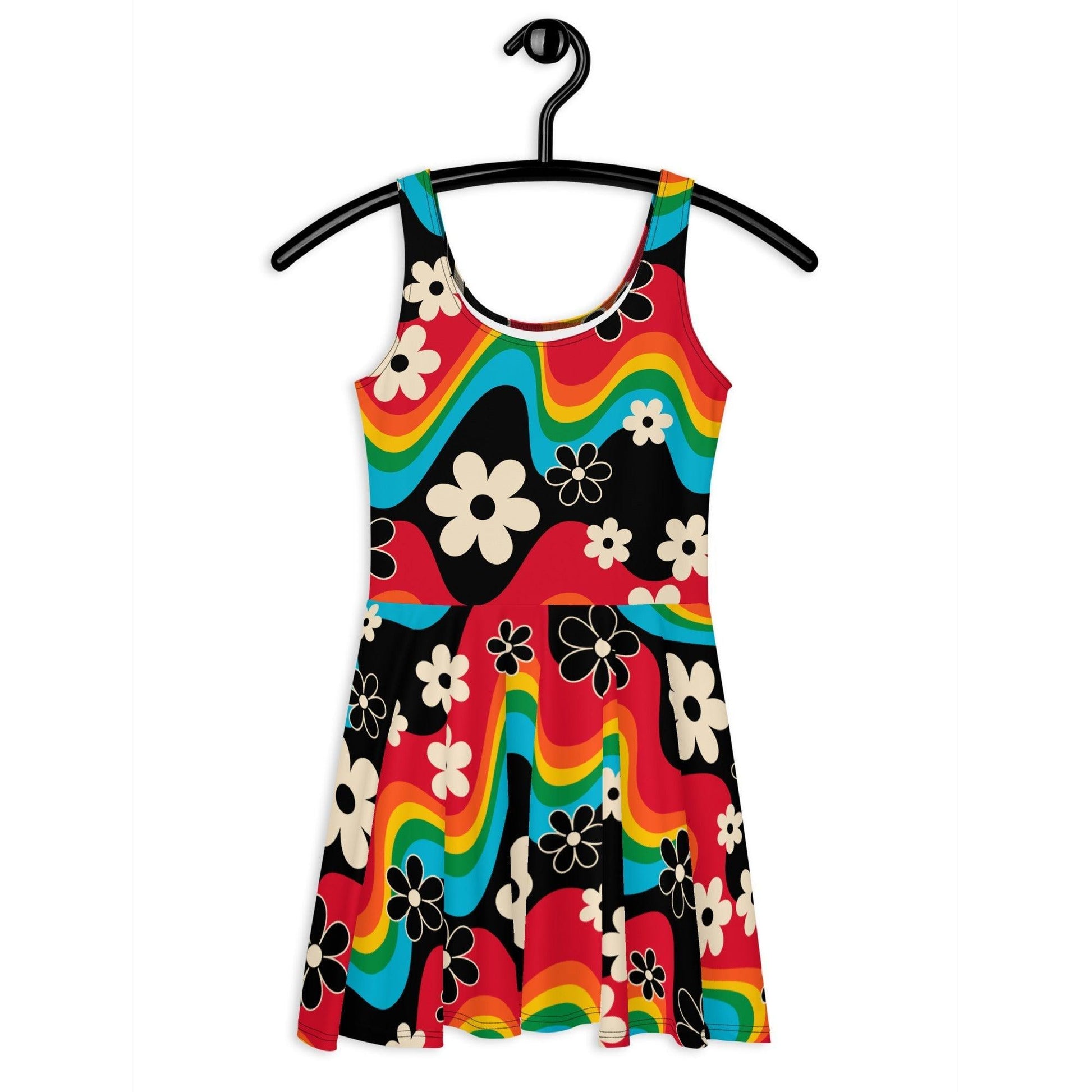 FLORA RAVE - Skater Dress | SHALMIAK