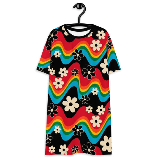 FLORA RAVE - T-Shirt Dress | SHALMIAK