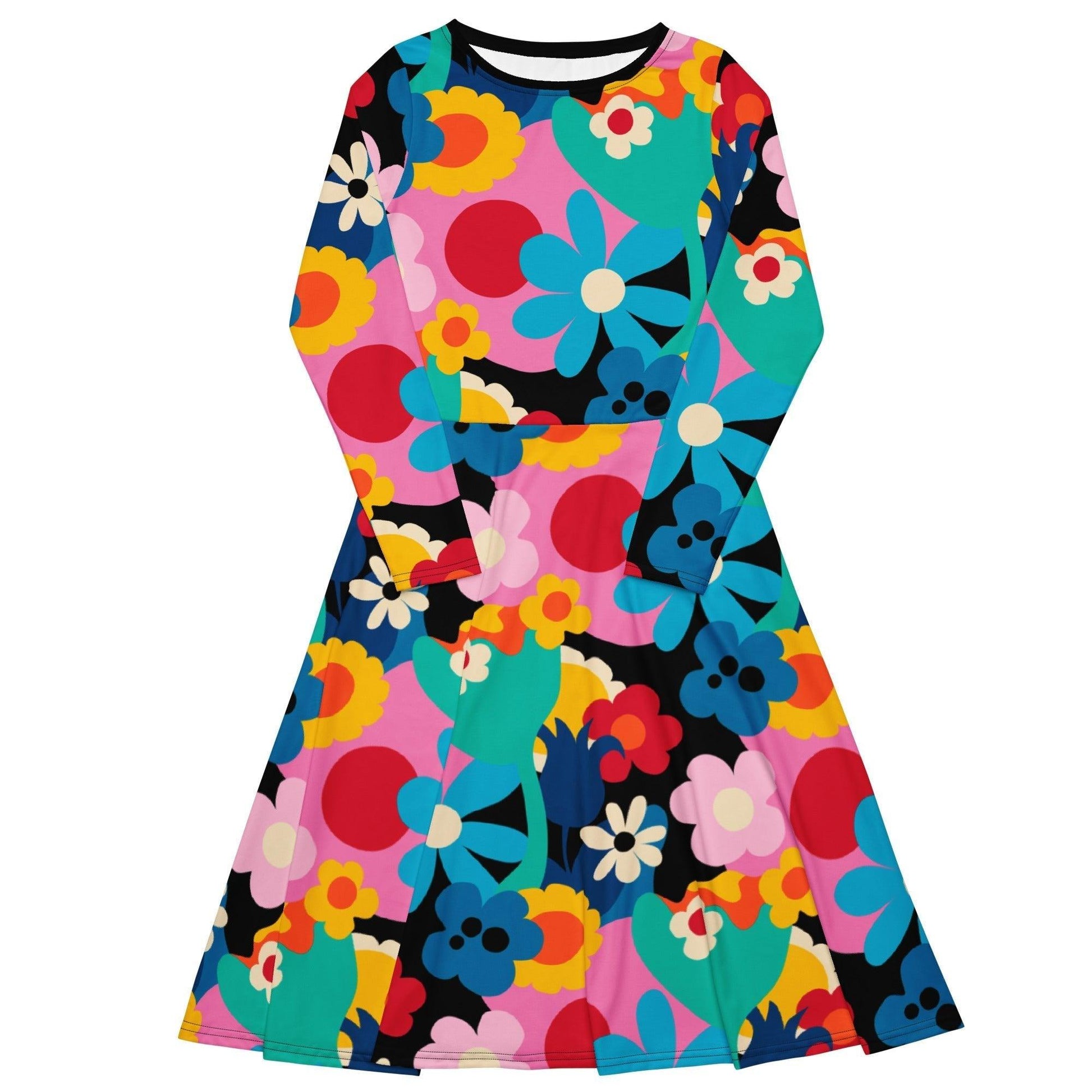 FLORALEI - Midi Dress With Pockets | SHALMIAK
