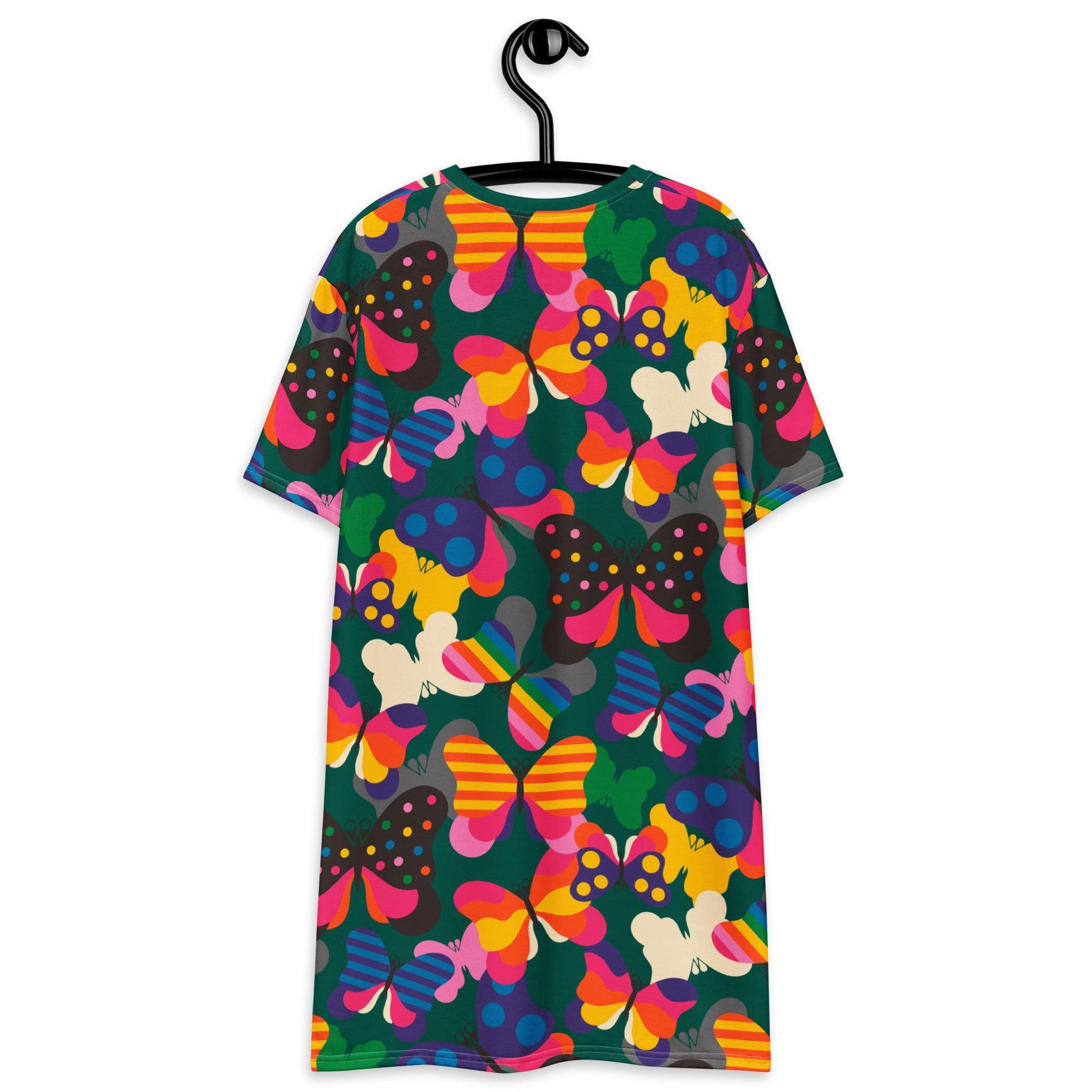 FLYRAVE green - T-Shirt Dress | SHALMIAK