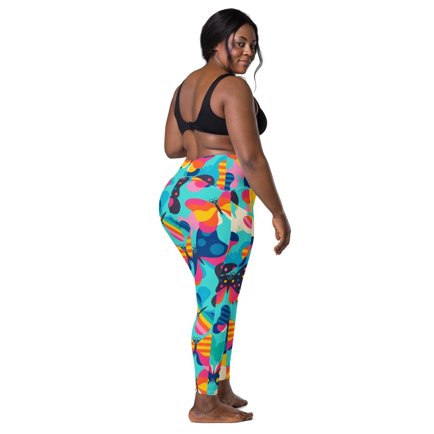 FLYRAVE turquoise - Leggings With Pockets | SHALMIAK