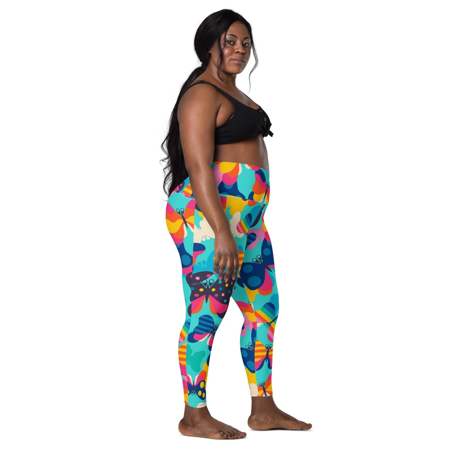 FLYRAVE turquoise - Leggings With Pockets | SHALMIAK