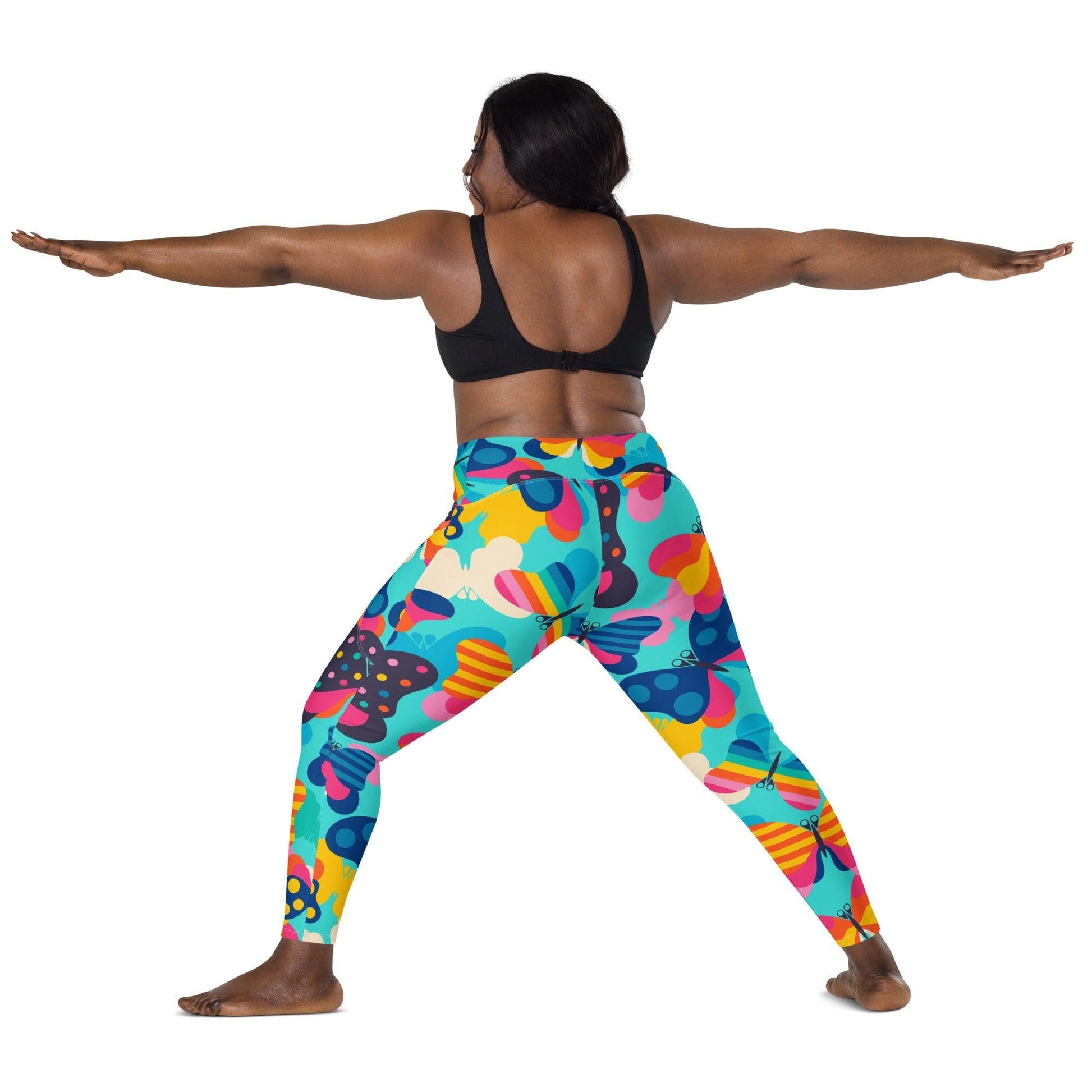 FLYRAVE turquoise - Leggings With Pockets | SHALMIAK
