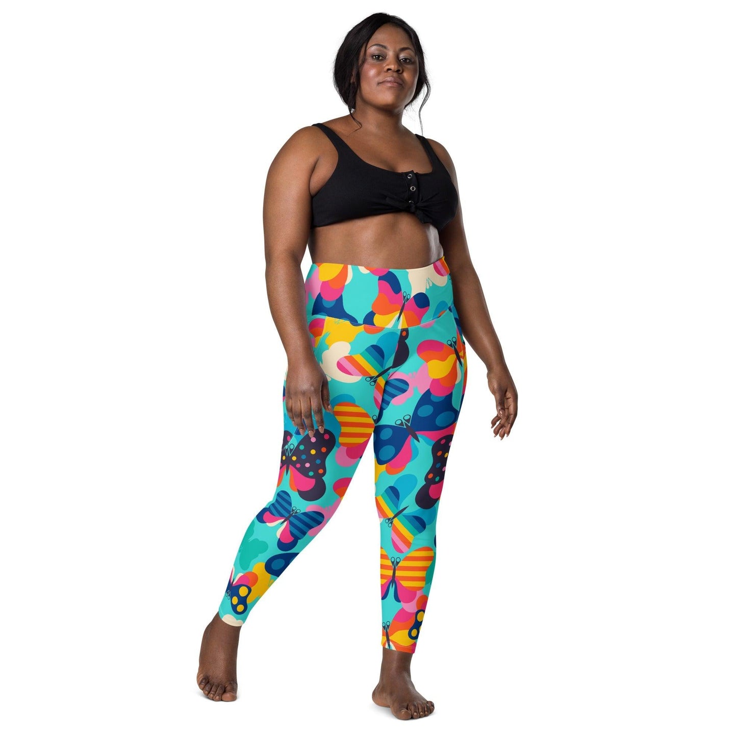 FLYRAVE turquoise - Leggings With Pockets | SHALMIAK