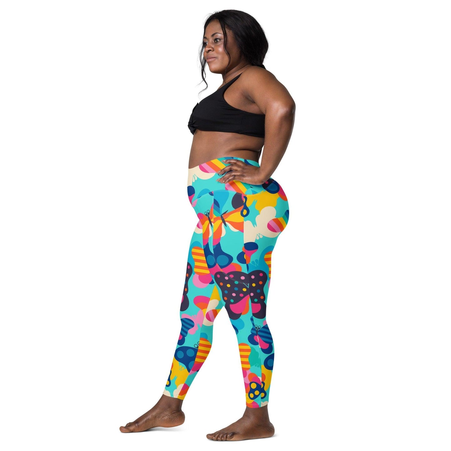 FLYRAVE turquoise - Leggings With Pockets | SHALMIAK