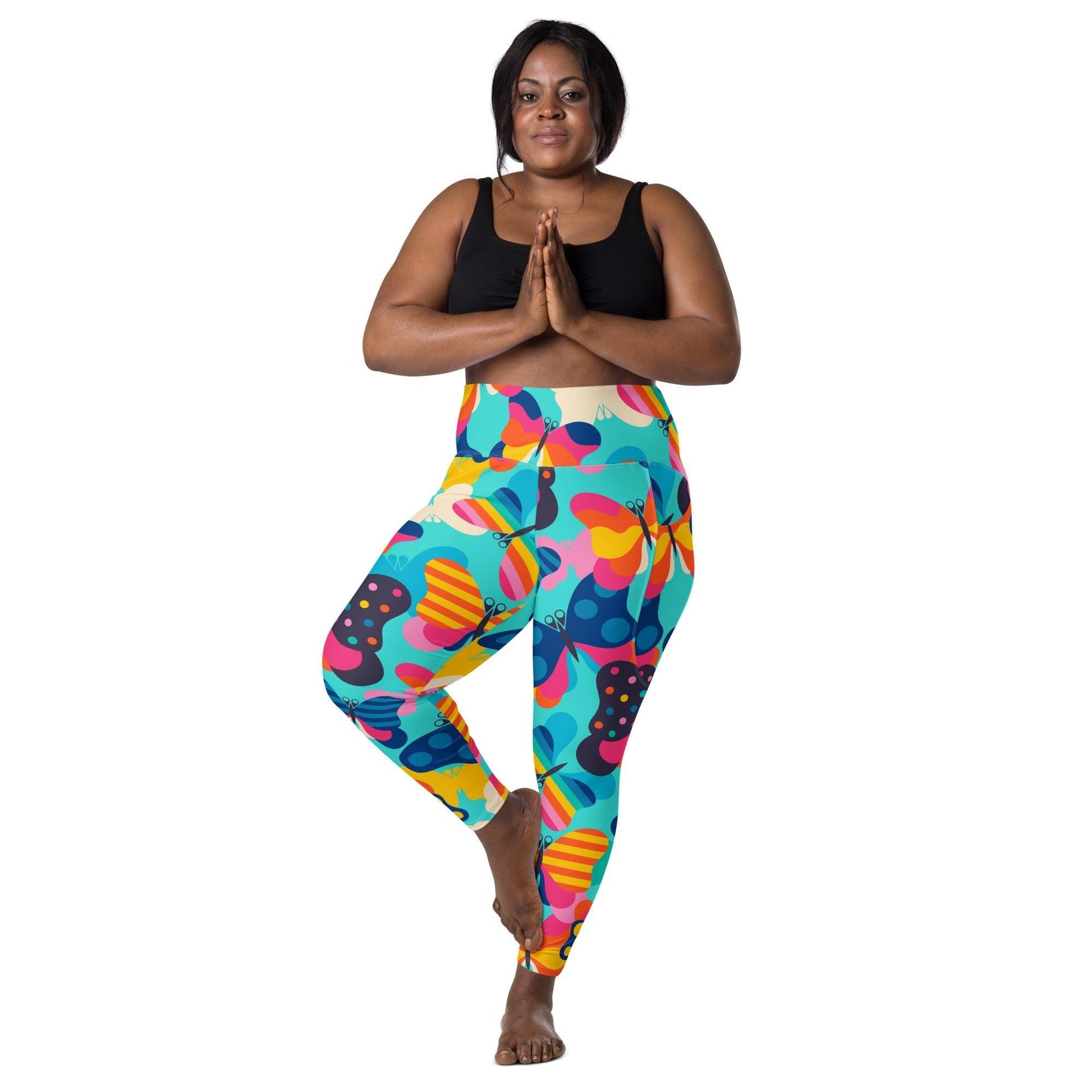 FLYRAVE turquoise - Leggings With Pockets | SHALMIAK